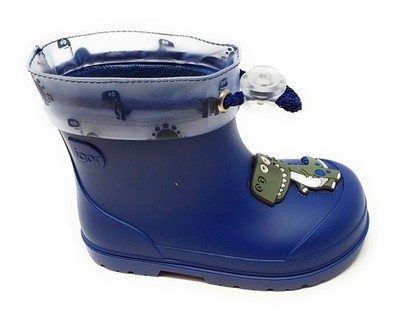 Igor Regenstiefel blau Modell Mendi Dino W10323 navy blue jeans