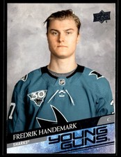 2020-21 Upper Deck Extended Series Young Guns #711 Fredrik Handemark Rookie RC