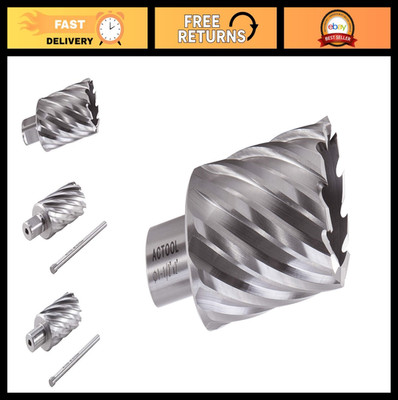 1.5'' HSS Annular Cutter, 2'' Depth, 3/4'' Weldon Shank, Precision Metal Cutting To