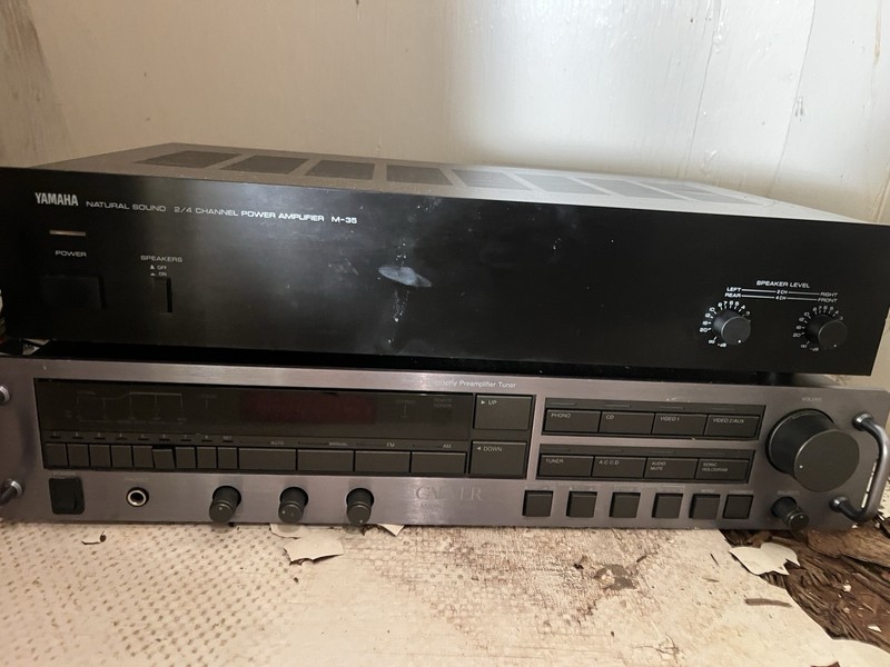 Vintage Carver CT-7 Seven Holography Preamplifier Preamp Tuner Plugs/Connectors