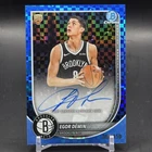Egor Demin Blue X-Fractor /150 On-Card Auto 2025-26 Bowman Chrome Brooklyn Nets