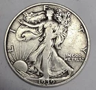 1939 S  Walking Liberty Half Dollar *BELOW SILVER VALUE*