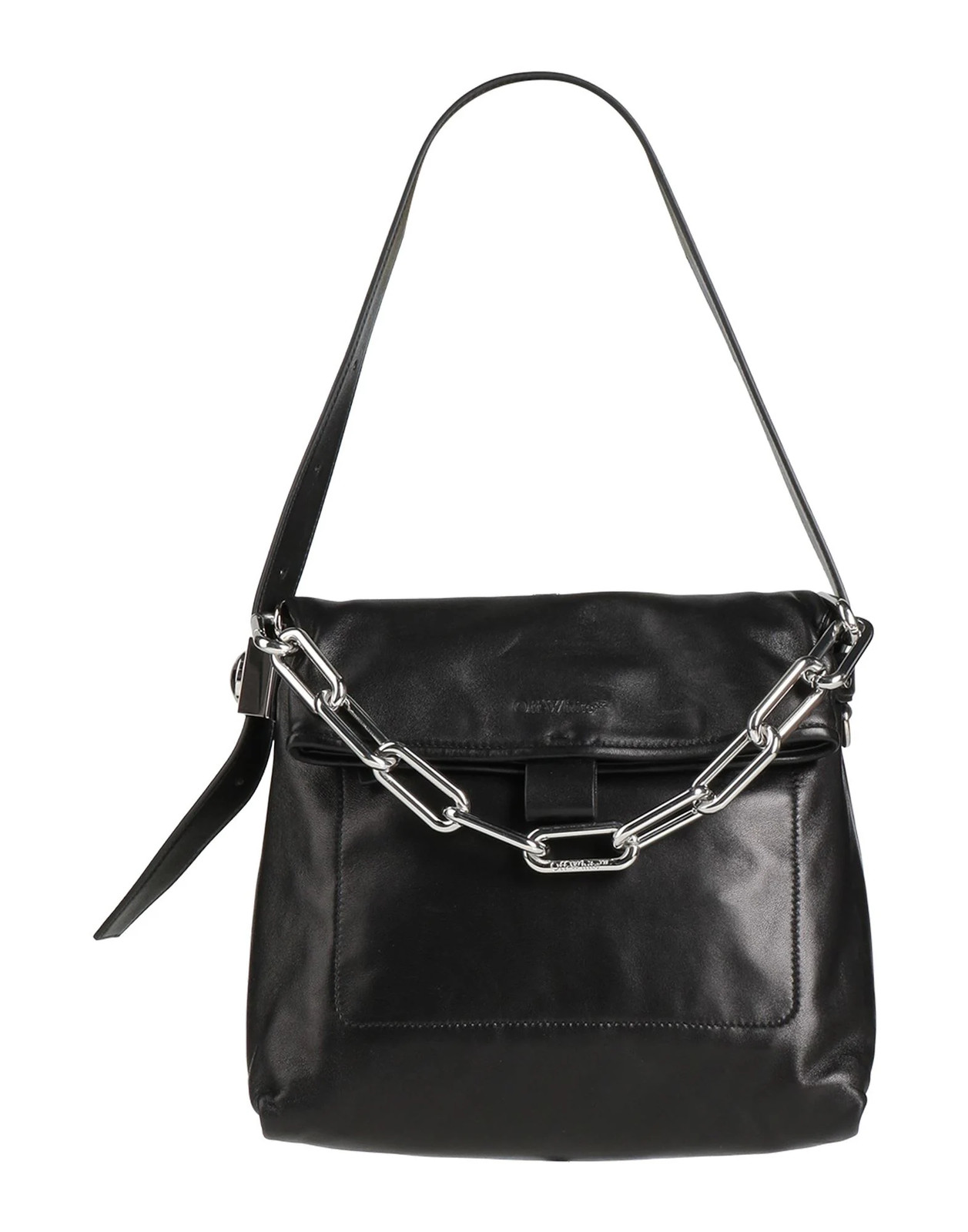 Off-white - Women - Leather Flap bag - Black 235090₽