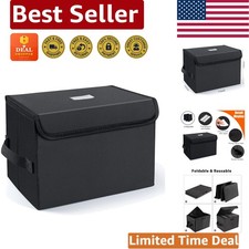 Durable 7-Inch Vinyl Record Holder - Foldable Box for 60 Albums - Easy Labeling