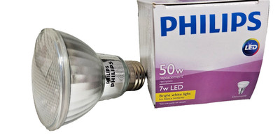 (QTY:6) OEM Philips 7PAR20/LED/F25/830/E26/GL/DIM 120V - 7W, LED PAR 20 Lamps 3K