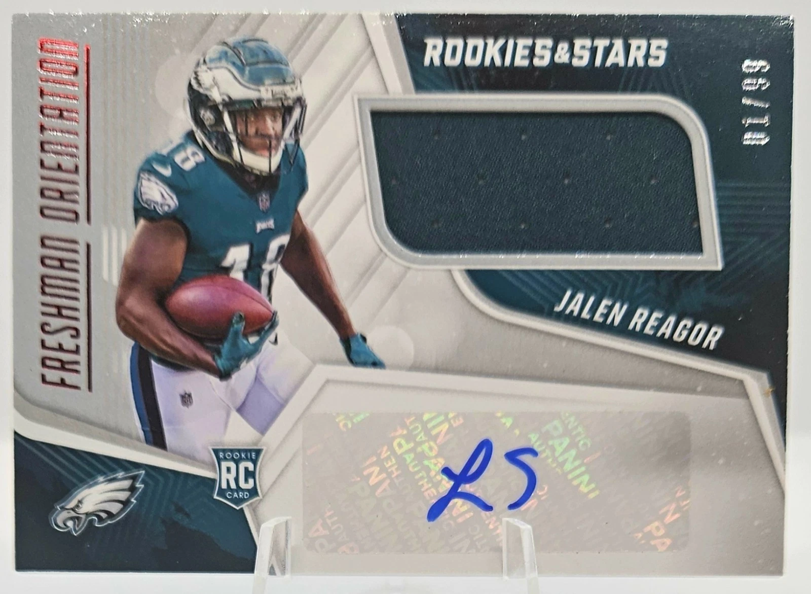 Jalen Reagor Panini Rookies & Stars Freshman Orientation Autograph Relics #FOJR Base