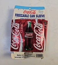 Coca-Cola Classic Freeze it Wrap it Freezable Can Sleeve Vintage NOS In Package