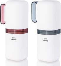 Travel Toothbrush Holder, Toothbrush Holder and Rinse Cup with Handle