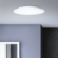 Brilliant Led Deckenleuchte Aufbaupanel Buffi Weiß Rund Ø35Cm 24W 2400Lm 4000K