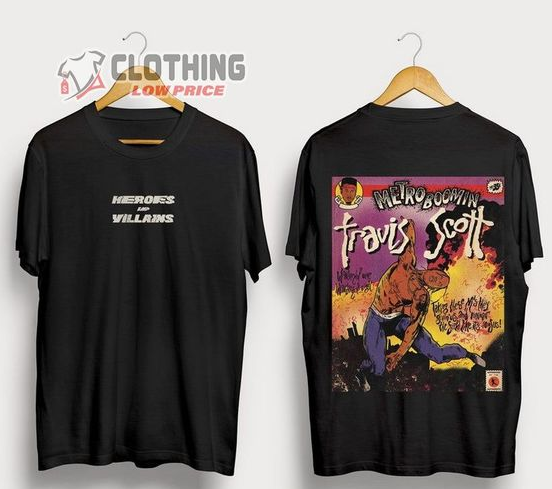 Heroes And Villains T-Shirt, Metro Boomin The Weeknd Comic Tee 