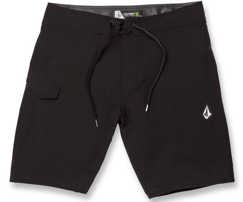 Volcom Lido Solid Mens Boardshort Black - Picture 1 of 4