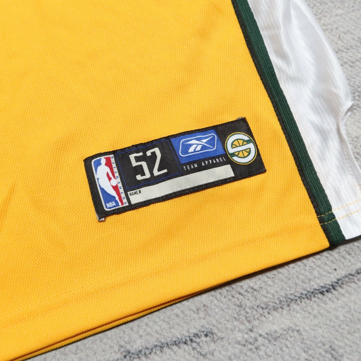 Vintage Seattle Sonics Ray Allen Basketball Jersey Authentic