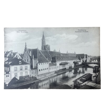 Postkarte AK Straßburg Elsass Ungl. Altes Kaufhaus