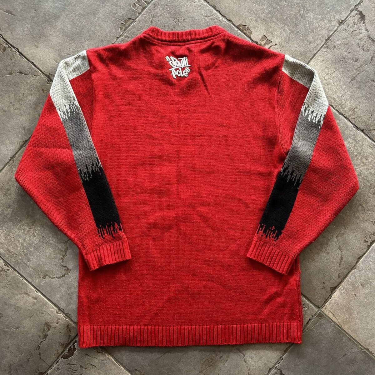 Vtg 90s Y2K Southpole Bboy Beanie Boy Sweater Mens M Hip Hop Vtg 90s Y2K Southpole Bboy Beanie Boy Sweater Mens M Hip Hop