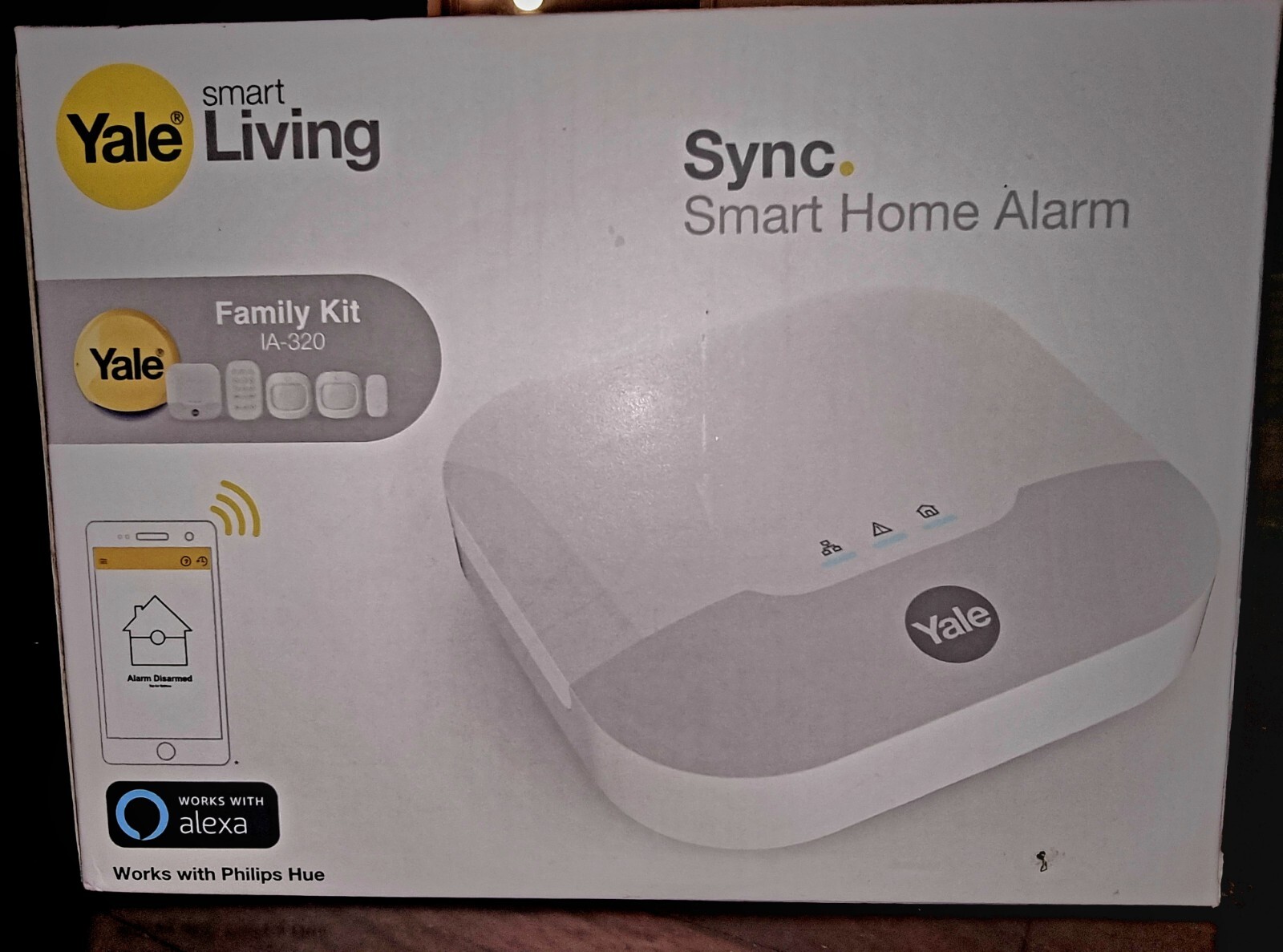 Yale IA320 Sync Smart Home Alarm Family Kit White for sale online eBay