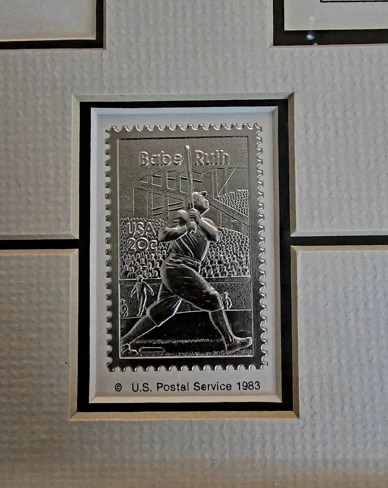 babe ruth commemorative lithograph signed by babe ruth's daughter 1983 1st day - Image 4 of 4