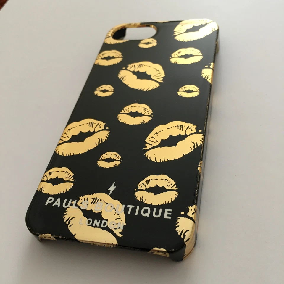 Pauls Boutique Black Gold iPhone 5 5s Case BNWT Designer London Phone Bag 64g 32 - Image 2 of 4