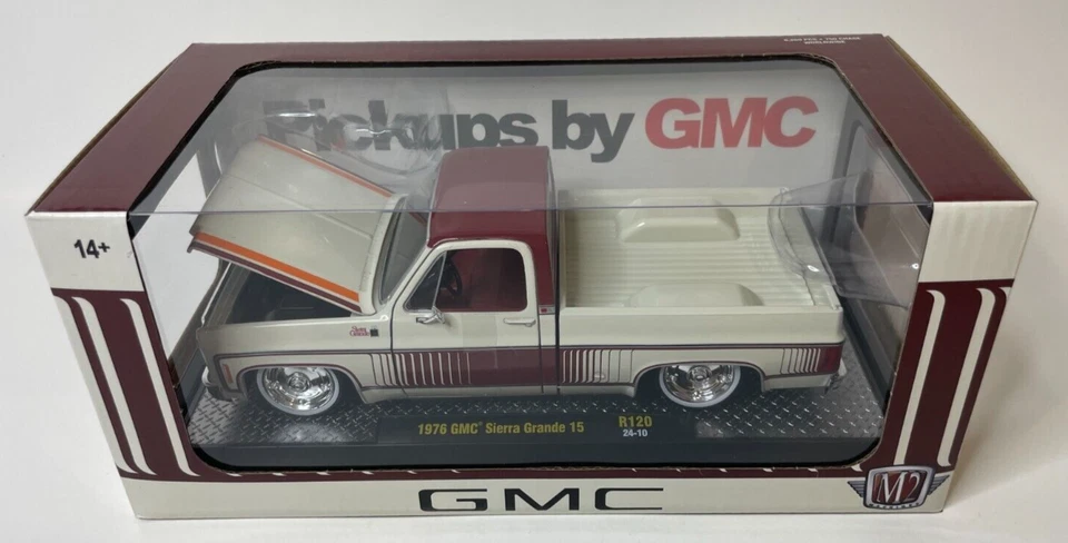 M2 Twin 1/24 Rel. 120, 1/64 Rel. 75 1976 GMC Sierra Grande 15 Pick-up SquareBody - Image 3 of 4
