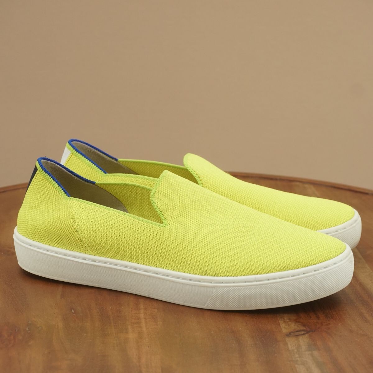 PANTOFOLA D’ORO Rothys Donna The Sneaker Scarpe Slip On Elettriche Giallo Limone Verde Maglia 8 5