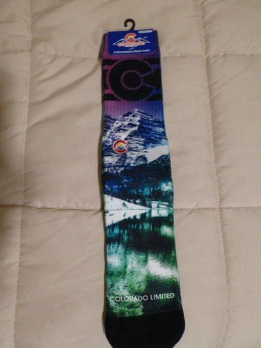 NWT COLORADO LIMITED UNISEX COLORADO Maroon Bells Long Socks