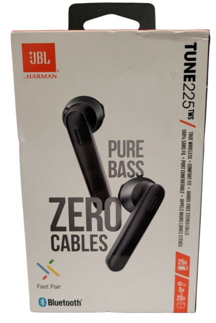JBL Tune 225TWS True Wireless In-Ear Headphones Black