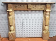 Ornate Marble Fireplace Mantle