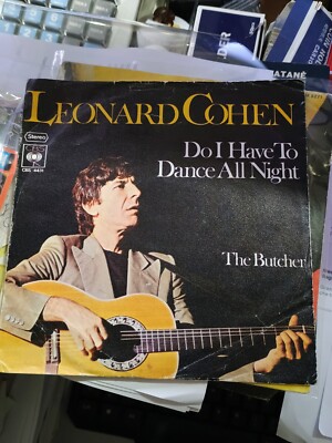 LEONARD COHEN ''DO I HAVE THE DANCE .../THE BUTCHER'' 1976 CBS S4431 GERMANY EX+