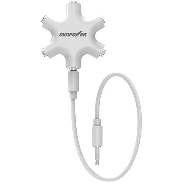 Adaptadores de audio reproductor de audio Blanco