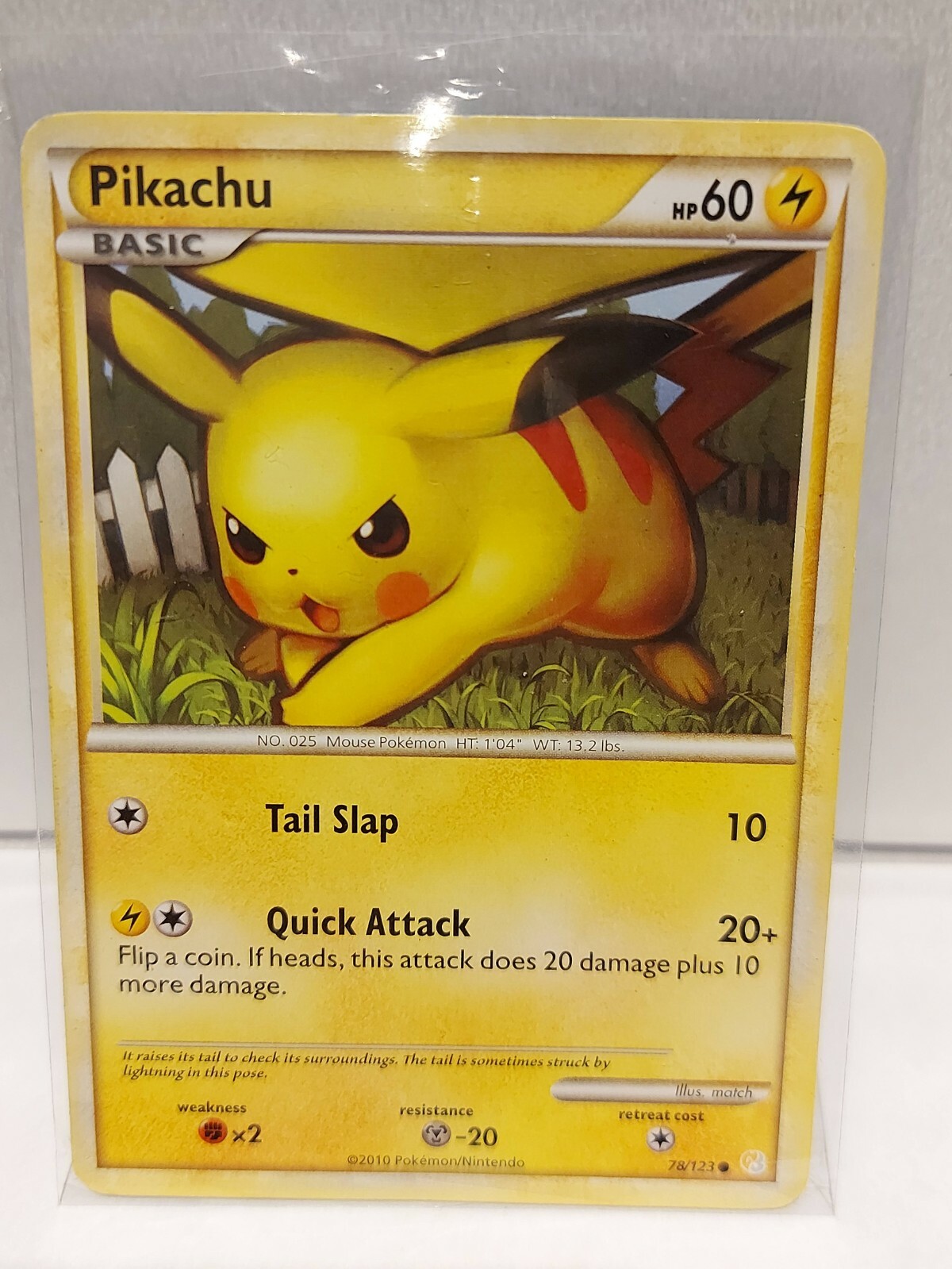 Pokemon Pikachu 78/123 Non-Holo common Card