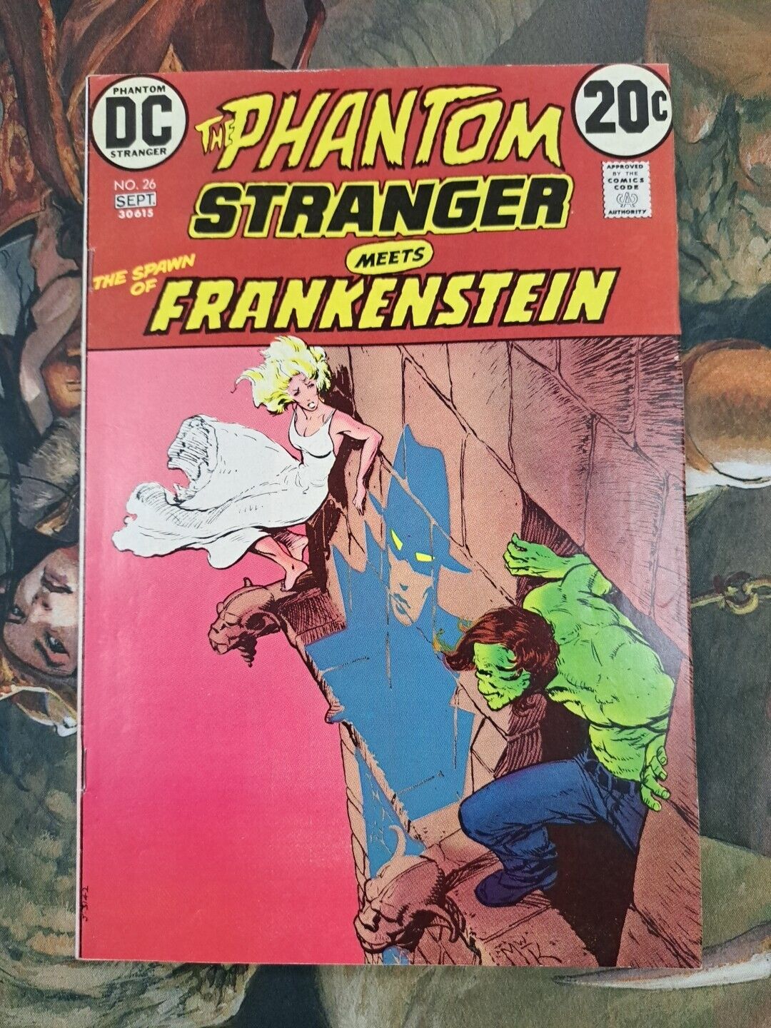 Phantom Stranger 26 Classic Kaluta Frankenstein Cover
