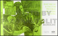 1978 Ford Econoline Van Club Wagon Electrical Manual 78 E100 E150 E250 E350 OEM