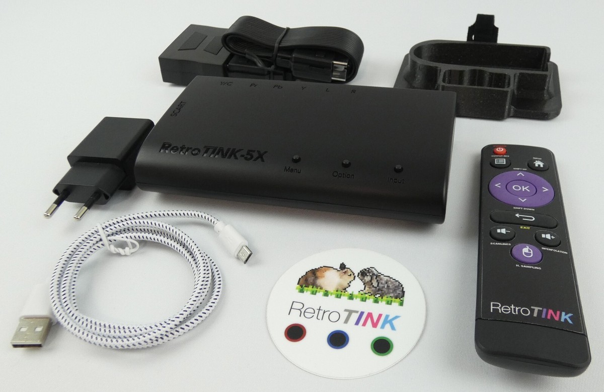RetroTINK-5X Pro HDMI Upscaler Analog Digital 1080p SCART RetroTINK-5X Pro HDMI Upscaler Analog Digital 1080p SCART
