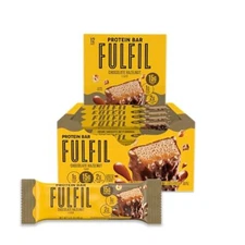 FULFIL Chocolate Hazelnut Protein Bar 12 Count Gluten Free 15g Protein