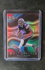 2022 Panini Select Draft Picks #US-MW Unstoppable Malik Willis RC NFL Football 