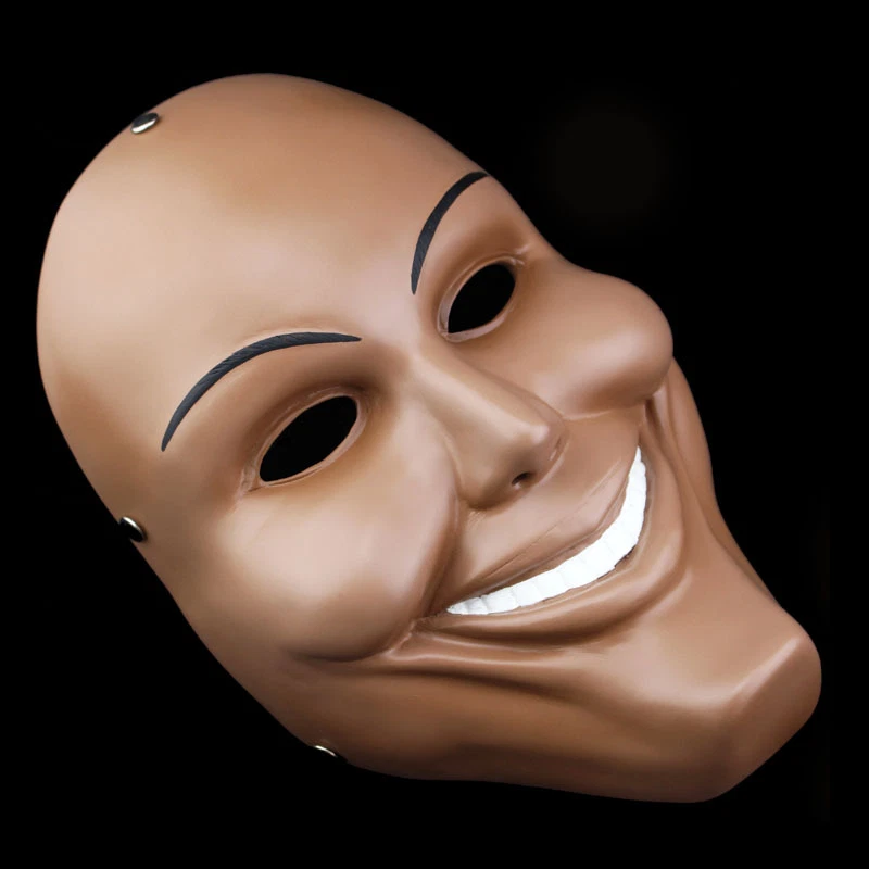 THE PURGE 1 PELÍCULA DISFRAZ TERROR ELEGANTE DISFRAZ MÁSCARA ADULTO COSPLAY ANARQUÍA RESINA Foto 2 de 2