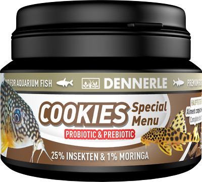 Dennerle Cookies Special Menu Futter für Bodenfische Bodenbewohner Welse 100 ml