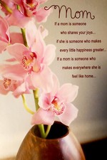 Happy Birthday Mom   Who Shares Your Joys  Card Hallmark Greeting Card Love