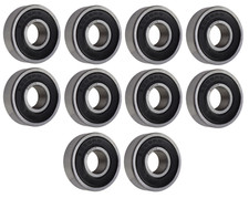  10 Each 6000-2RS, 6000LLU, 6000DDU Sealed Radial Ball Bearing 10X26X8 SpinCo