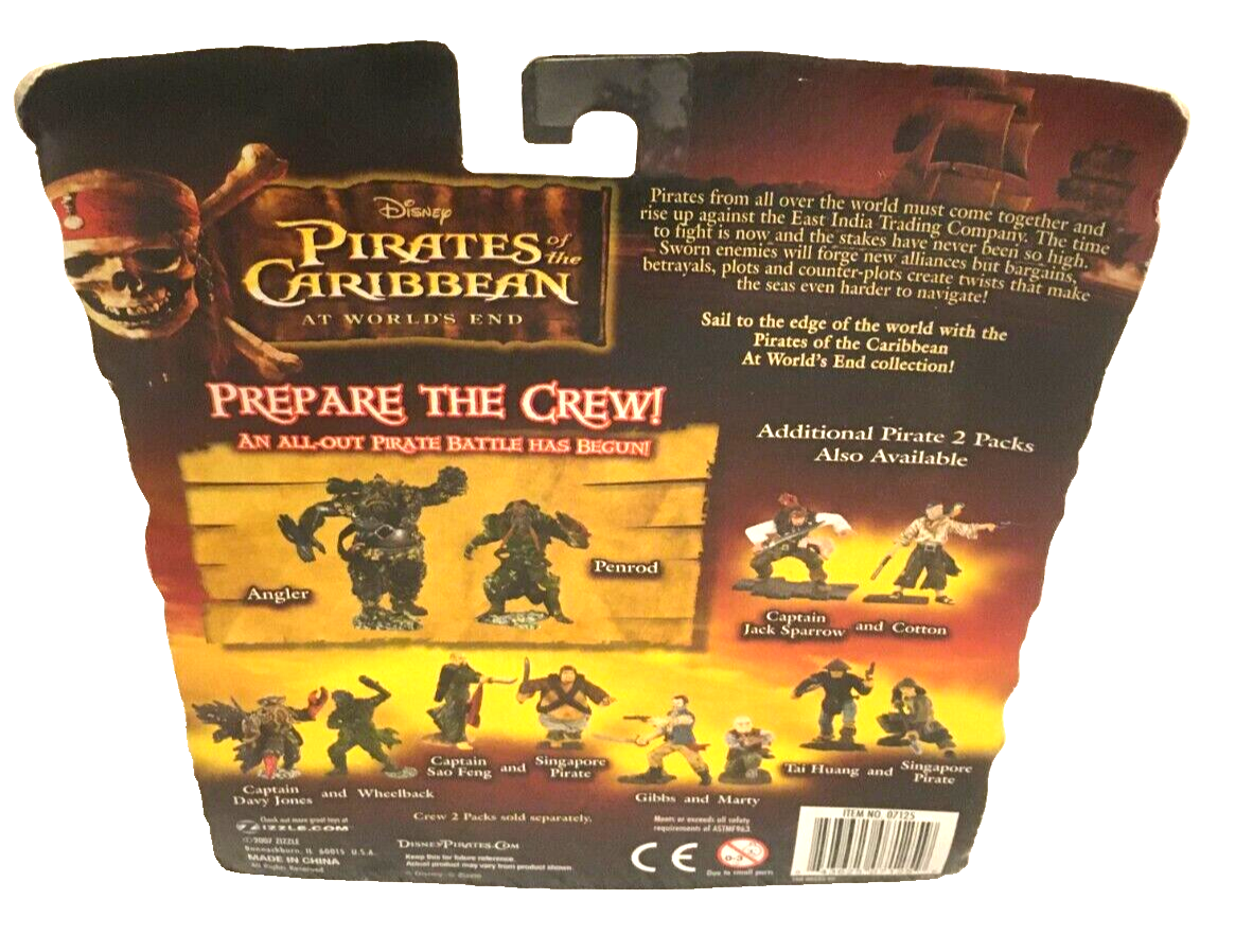 Zizzle Pirates of the Caribbean At World's End Angler & Penrod Set