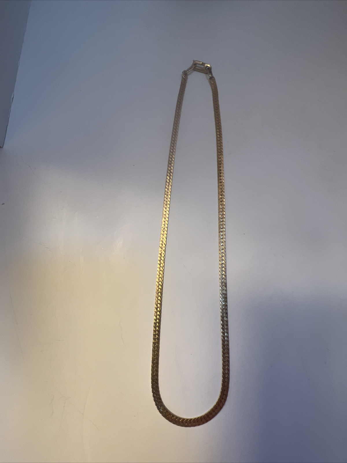 14K Gold Filled 3mm Wide Herringbone Necklace 10 Gram… Gem