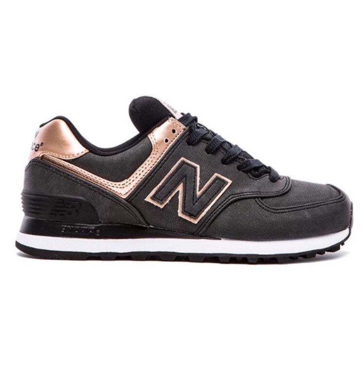 new balance 574 black gold