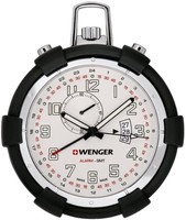 Wenger Swiss Army Pocket Watch 73010 Traveler Alarm Dial Wenger Swiss Army Pocket Watch 73010 Traveler Alarm Dial
