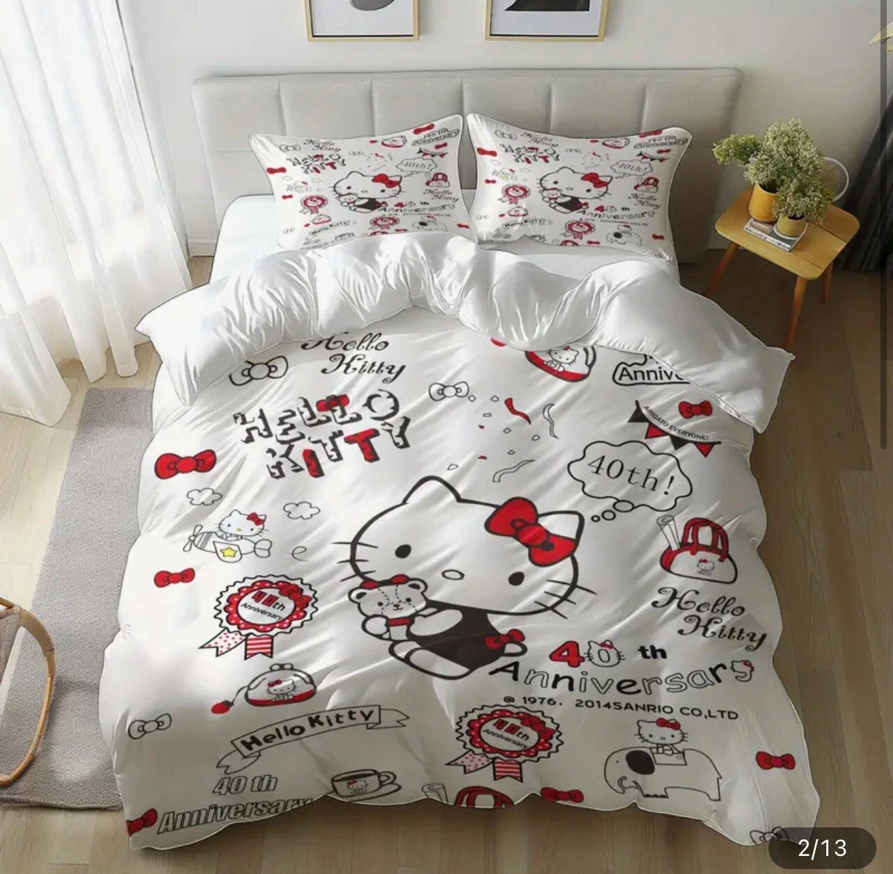 Hello Kitty Bedding Set