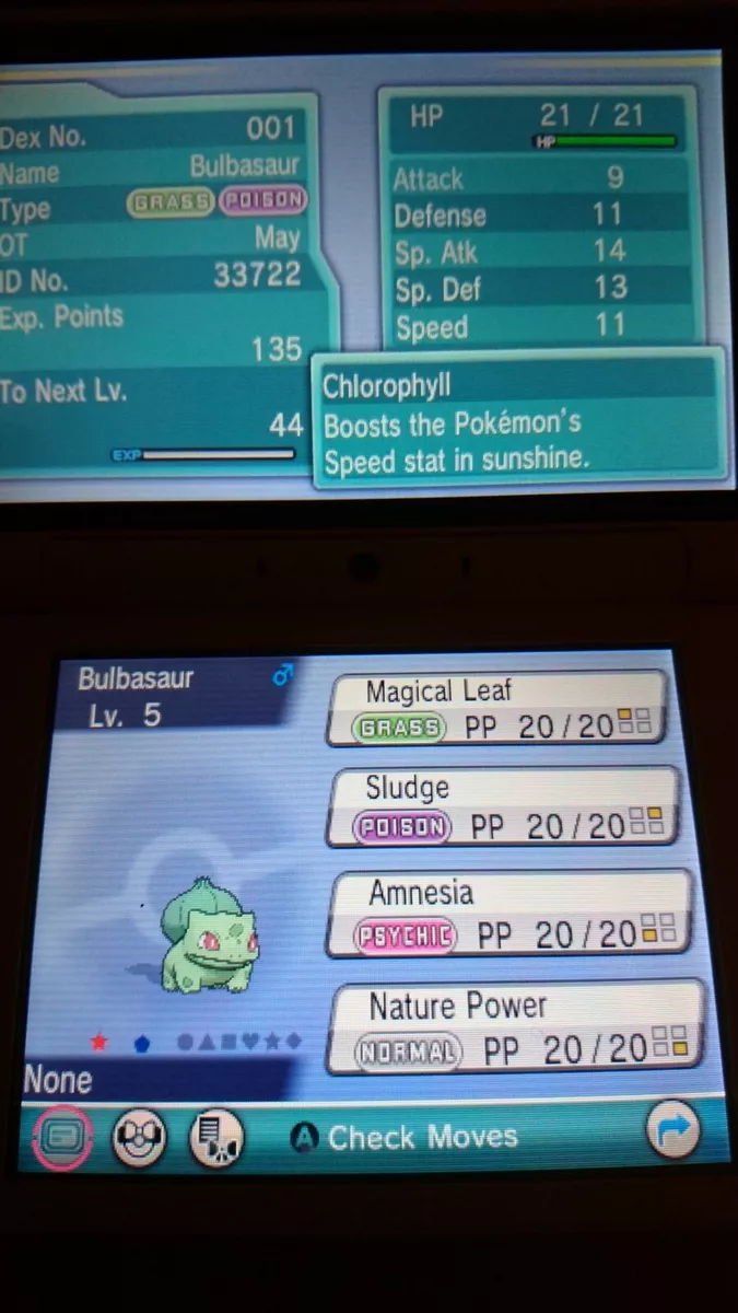 Shiny Bulbasaur/Venusaur 6IV - X/Y OR/AS S/M US/UM Let's Go Sword/Shield