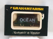Graham Farish OCEAN N Scale 7 Plank Wagon Train Car W/Load - 2124