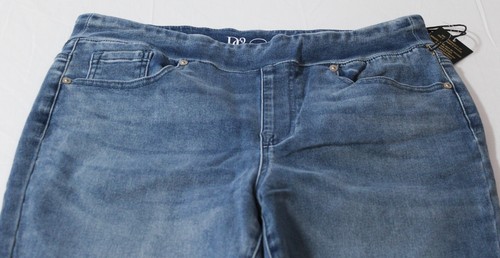 DG2 by Diane Gilman Women's Virtual Stretch Denim Flare Jean AC2 Chamber Size 14 - Picture 2 of 4
