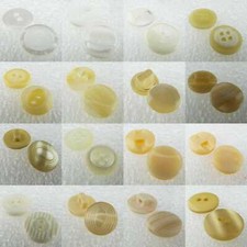 Buttons Cream Ivory Taupe Off White Pear l10mm - 20mm Coat 16 TYPES BUY 2 4 140D