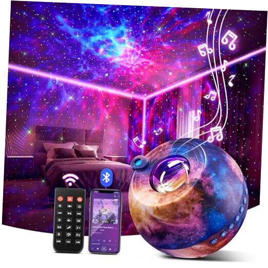Galaxy Projector for Bedroom,15 Colors Star Projector Galaxy Light Starry