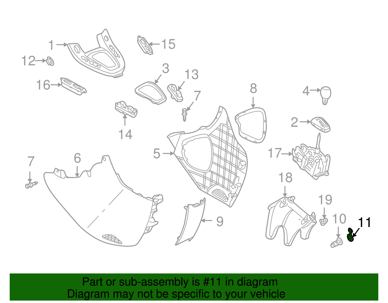 Genuine GM RetainerC/Ltr Hsg 15187371