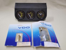 Vdo Jet Cockpit Gauges Sender Units And Gauge Mount - Nos